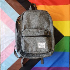 Herschel Backpack Pop Quiz Raven Crosshatch 22L (Heather Grey Black)